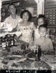 Fely’s parents, Santiago and Susanna Chin, and their two grandchildren, Susan Chin Bartolome and Francisco Chin, Jr.